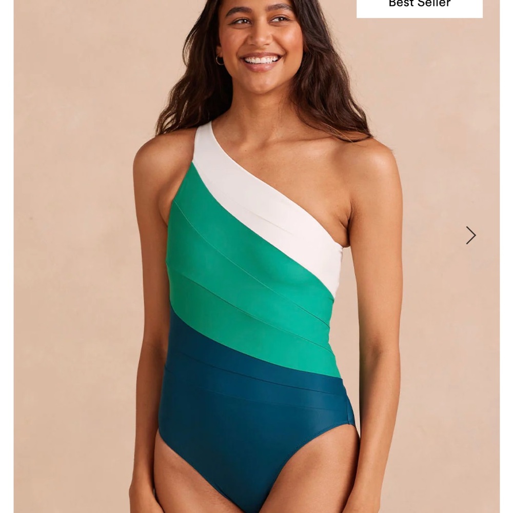 Summersalt The Sidestroke Size 8 Seaweed Seaglass & White sand